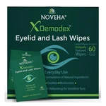Noveha Demodex Eyelid & Lash Wipes Box Of 60 Individually Wrapped Extra Strength. Fixed Price $22.99.