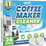 Coffee Maker Cleaner & Descaler Tablets 24 Pack, Deep Cleaning For P.... Fixed Price $13.72.