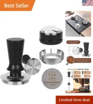 Espresso Tamper Kit Coffee Tools Set 58MM Spring-loaded Distributor Puck Screen. Fixed Price $74.45.