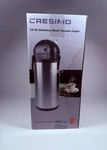 Cresimo 101 Oz (3L) Airpot Thermal Carafe Lever Action Stainless Steel Thermos. Fixed Price $18.00.
