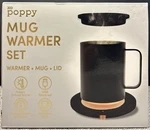 Poppy Mug Warmer Set With Lid Usb Powered Heated Stainless Steel Coffee Cup Nib. Fixed Price $24.99.