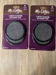 Mr. Coffee Water Filtration Replacement Disks - 2 Packs (4 Filters Total) Sealed. Fixed Price $26.00.