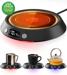Electric Coffee Mug Warmer 50W With 3 Temp Settings And Timer Black. Fixed Price $49.99.