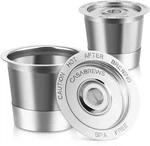 Casabrews CASKF02 Reusable Cup Filters, Pack Stainless Steel Refillable Coff. Fixed Price $15.38.