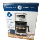 Ge 12 Cup Drip Coffee Maker Timer Glass Carafe Keep Warm Plate Stainless Steel. Fixed Price $58.49.