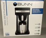 Bunn 10 Cups Speed Brew Platinum Thermal Coffee Maker-stainless Steel Pot CSB3T. Fixed Price $114.95.