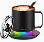 S6 Plus Self-heating Smart Mug With App Control & Rgb Lights Black. Fixed Price $133.99.