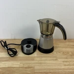 Delonghi EMK-6 Alicia Electric Moka Espresso Coffee Maker Cups Compact Tested. Fixed Price $59.95.