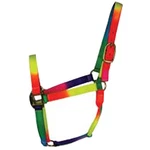 96AI Small Hilason Horse Tack Rainbow 3PLY Adjustable Nylon Halter. Fixed Price $32.95.