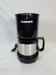Small Cuisinart DCC-450 Cup Coffee Maker Black Stainless Steel Carafe Tested. Fixed Price $32.47.