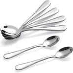 Hiware 6-PIECE Demitasse Espresso Spoons, Inches Stainless 4-INCH, Clear. Fixed Price $8.91.