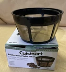 Cuisinart Gtf-b Gold Tone Coffee Filter Oem Retail Box. Fixed Price $10.95.