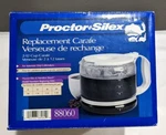 Proctor Silex Replacement Carafe Coffee 1/2 Cup POT/88060/ALSO Hamilton Beach. Fixed Price $17.99.