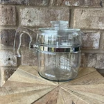 Vtg 1960S Pyrex Flameware 7756 Cup Glass Percolator Coffee Pot Maker Complete. Fixed Price $165.00.