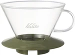 Kalita Wave Series Coffee Dripper For 2-4 People, Heat-resistant Glass, Army Gr. Fixed Price $32.69.
