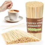 1000PCS 5.5" Bamboo Coffee Stirrers Disposable Drink Sticks For Bar Party. Fixed Price $13.69.
