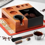 Arc Espresso Tamping Station With Knock Box, Coffee Organizer Fit For 51/54/. Fixed Price $73.00.