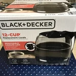 Black+decker 12 Cup Replacement Carafe Coffee Pot Multi-model GC3100B GB3000B. Fixed Price $29.00.