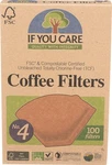 #4 Cone Coffee Filters 100 Count Unbleached Compostable Chlorine Free Natural. Fixed Price $14.99.