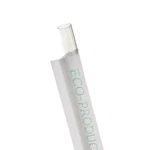 Eco Products EP-ST780 Clear 7.75" Wrapped Straw 7200 / Cs. Fixed Price $329.77.