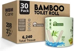 Wbm Care Bamboo Toilet Tissue, Strong & Flexible 3-PLY, All Natural Tree Free An. Fixed Price $58.36.