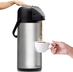 Coffee Carafe For Keeping Hot - 102OZ/3L Airpot Dispenser With Pump Ins. Fixed Price $63.99.