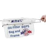 Miroil B6PS Ez Flow Deep Filter Bag W/frame Reusable Grease Fryer.... Fixed Price $171.51.