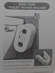 Hampton Direct 2 Pack Side Tank Plastic Toilet Paper Holders Bathroom Storage. Fixed Price $14.75.