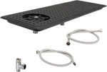 Dibtsa Pitcher Rinser Stainless Steel Sink Glass W/ Drip Tray Black, Ob. Fixed Price $35.00.