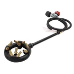 Mensi Jets Homemade Cast Iron Burner Assembly Flame Control System 41000 Btu. Fixed Price $56.82.