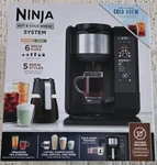 Ninja CP301 Hot & Cold Brewed System Coffee Maker Fold Away Frother. Fixed Price $200.00.