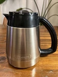Delonghi Stainless Steel Thermal Coffee Pot Carafe Replacement 10 Cups DC55TCB. Fixed Price $27.02.