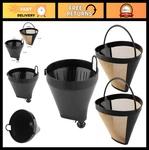 Replacement Basket Holder & 2 Gold Tone Filters For Cuisinart Coffee Make. Fixed Price $43.99.