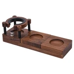 Magnetic Espresso Tamping Station, Natural Walnut Wood Coffee Tool Organizer .... Fixed Price $62.00.