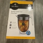 Brew Over Ice Double Walled Pitcher 32 Oz Coffee/tea Fits Keurigs. Fixed Price $29.99.