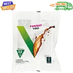Hario V60 Paper Coffee Filters, Size 02, Natural, Tabbed - 100 Counts. Fixed Price $14.79.