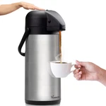 Vondior Airpot Coffee Dispenser With Pump - Insulated Stainless Steel. Fixed Price $51.09.