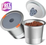 Noalto Reusable Cups Pack Stainless Steel Coffee Pods For Keurig 1.0/2.0. Fixed Price $23.99.