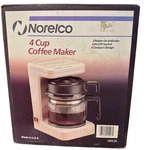 Vintage Norelco Express Coffee Maker 4 Cup Automatic Drip Compact Hb 5122. Fixed Price $39.95.