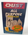 Oust All Purpose Descaler Kettle Iron Limescale Remover Cleaner 3 Pouchs England. Fixed Price $13.00.