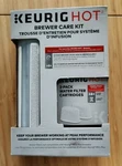 Keurig Brewer Care Kit Descaling Solution + 2PK Hot Water Filter Cartridges. Fixed Price $12.00.