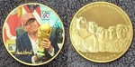 Donald Trump Gold Coin President World Cup 2026 Autograph Usa Messi Ronaldo. Fixed Price $17.31.