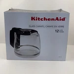Kitchenaid 12 Cup Glass Carafe KCM11GC Replacement Coffee Maker Pot Open Box. Fixed Price $38.00.
