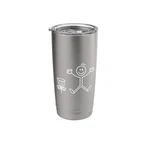 Funny Stick Person Frisbee Golf Player Disc 20 Ounces, Brushed Steel. Fixed Price $38.76.