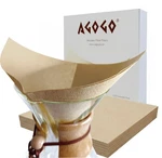 Disposable Coffee Filter For Pour Over Maker Natural Square 100 Ct Exclusive. Fixed Price $26.28.
