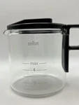 Braun Espresso Master 4 Cup Glass Carafe W/ Lid Replacement 3062 E300 E600 Oem. Fixed Price $17.95.