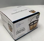 Reusable Mesh Plastic Coffee Filter Mainstays Model MS8400778514-4. Fixed Price $10.32.