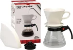 Kalita Set 102 Lotto N For - 4 Cups #35163 Dripper Paper Server. Fixed Price $34.99.