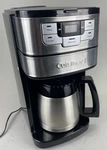 Cuisinart Coffee Maker Grinder Automatic & Brew Stainless Steel Black. Fixed Price $109.99.