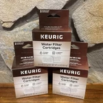 Keurig Water Filter Cartridges For K-cup Coffee Makers 3 Packs. Fixed Price $10.00.
